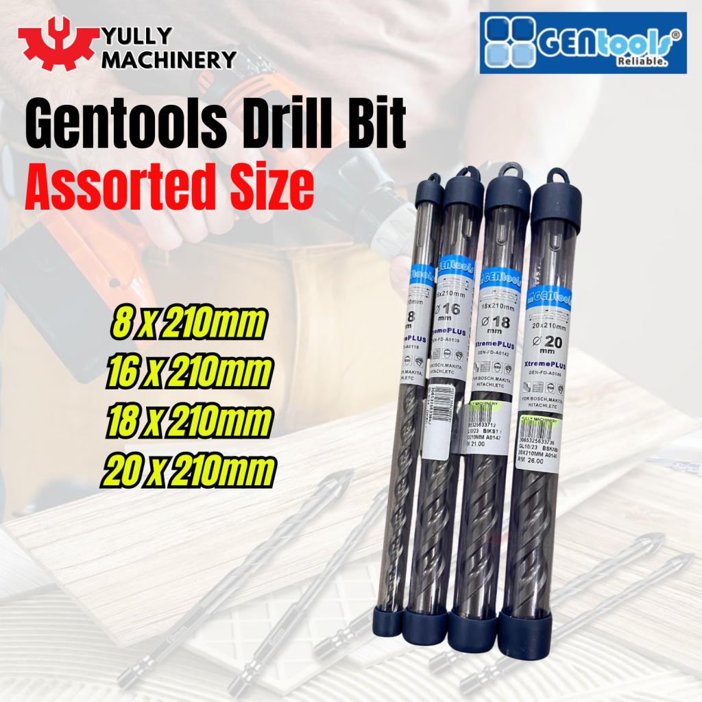 GENTOOLS 210MM SDS Plus Drill Bit - YULLY Machinery | Power Tools ...